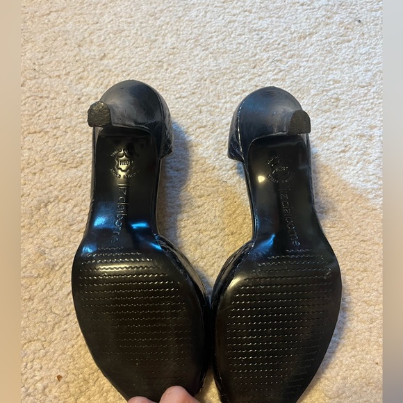 ⭐️Y2K⭐️ Liz Claiborne Black Leather Kitten Heels - Picture 5 of 7